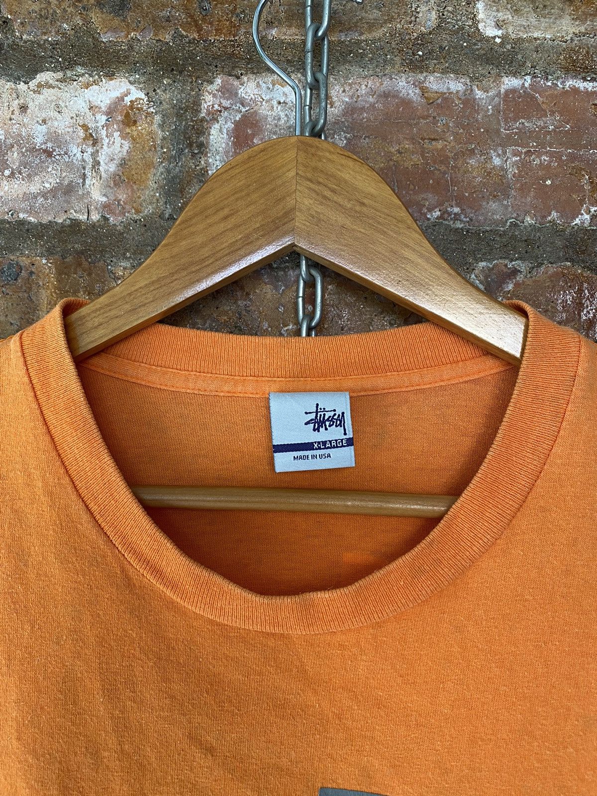 Stussy 1990s Stussy big4 split Logo tee Size US XL / EU 56 / 4 - 7 Thumbnail