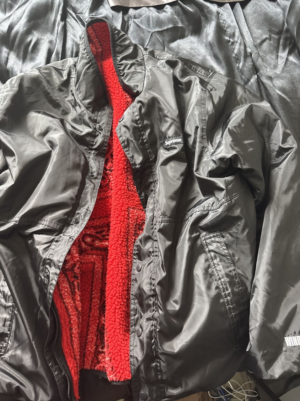 Supreme Red bandana supreme reversible jacket. Size US L / EU 52-54 / 3 - 2 Thumbnail