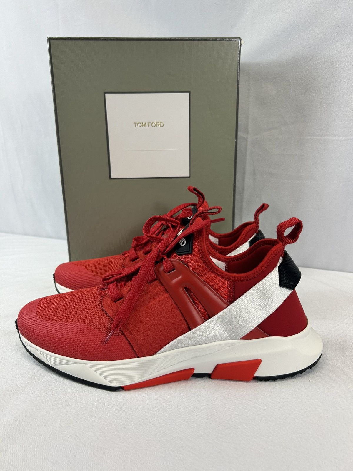 TOM FORD Jago Suede-trimmed Mesh And Scuba