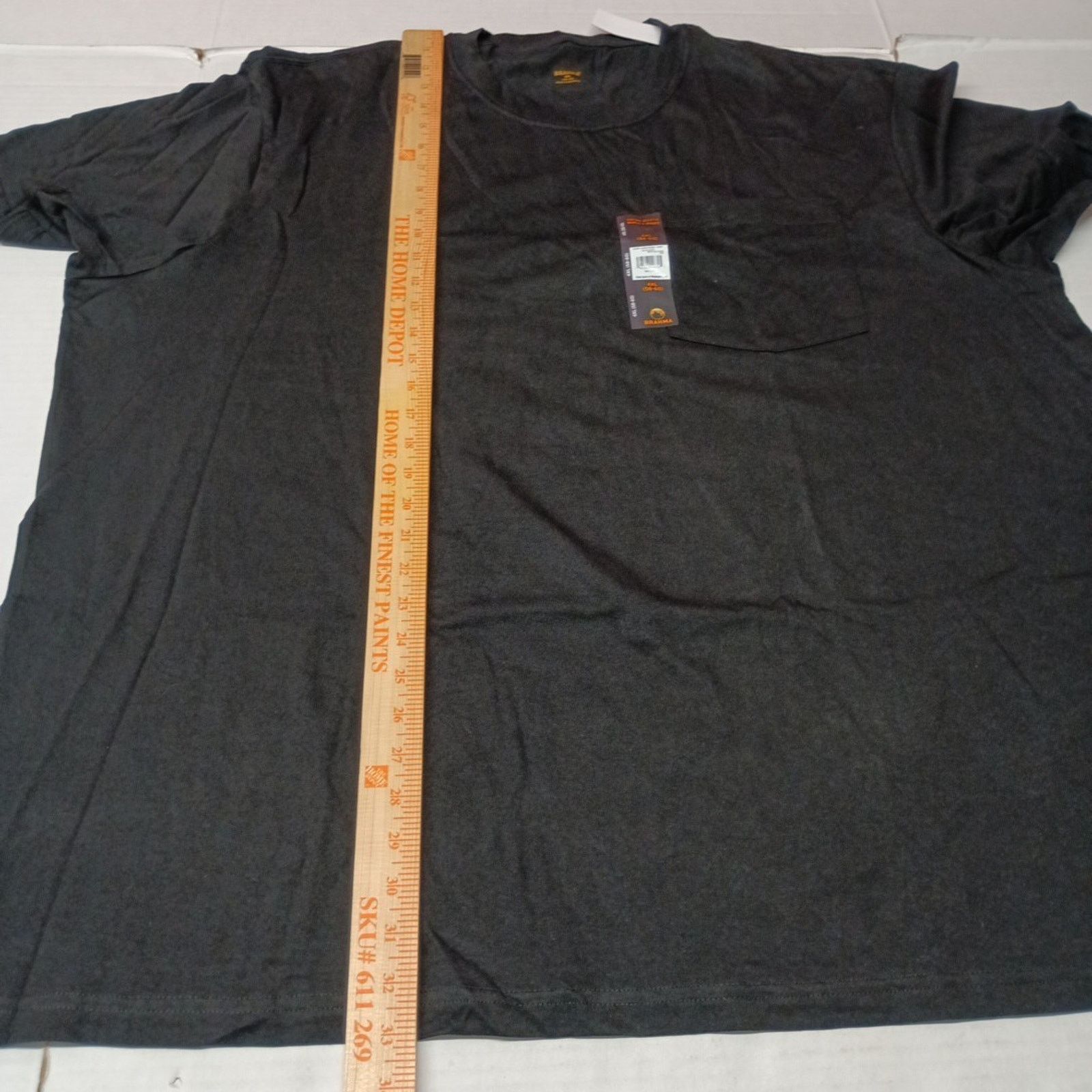 Other 2 Brahma Short Sleeve Work T-Shirt 4XL 58-60 Black Pocket Size US XXL / EU 58 / 5 - 6 Thumbnail