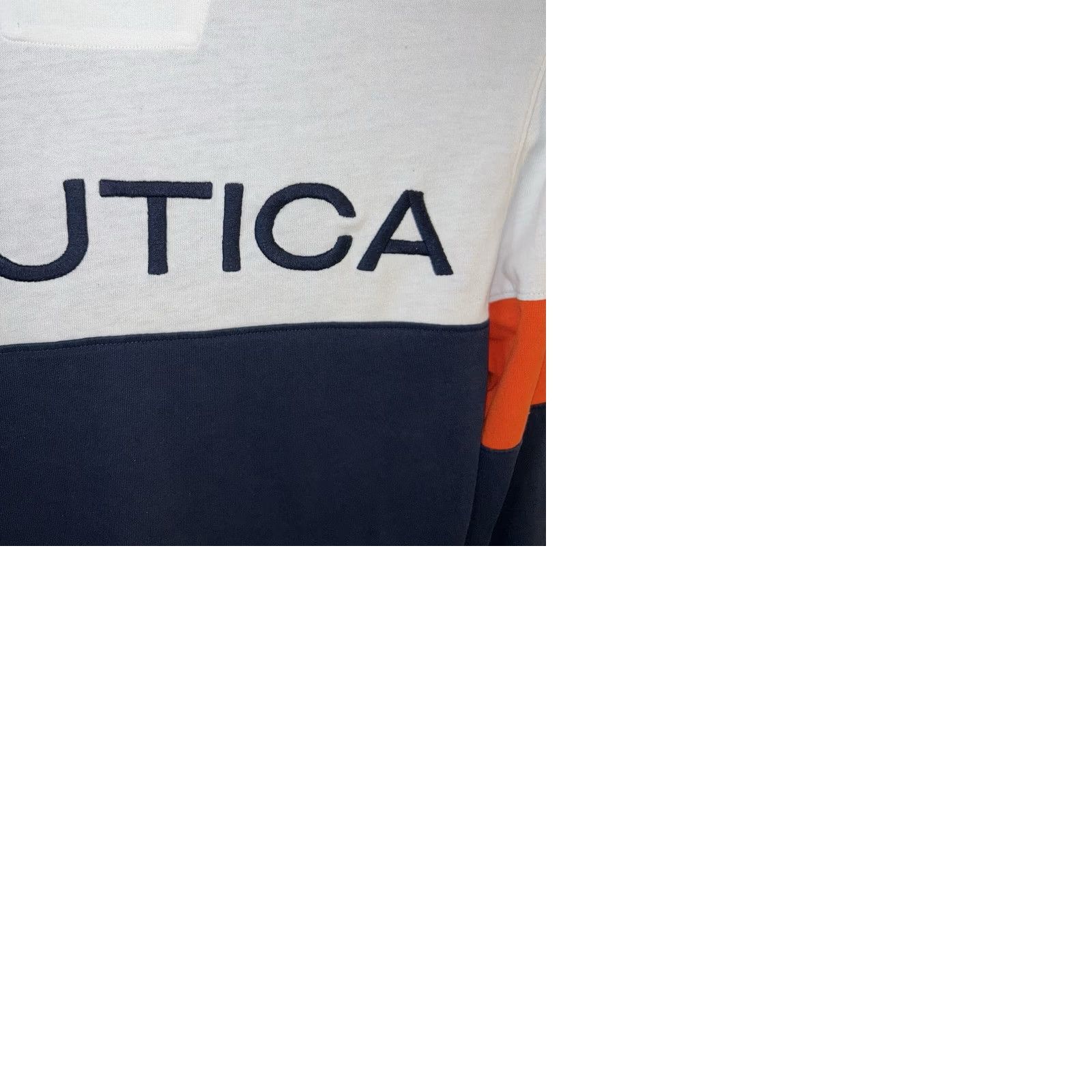 Nautica Nautica Polo Multicolor Colorblock Long Sleeve Slim Fit 1/4 Zip Navy? (Original color: Multicolor) - Men Large Shirt Size US L / EU 52-54 / 3 - 12 Thumbnail
