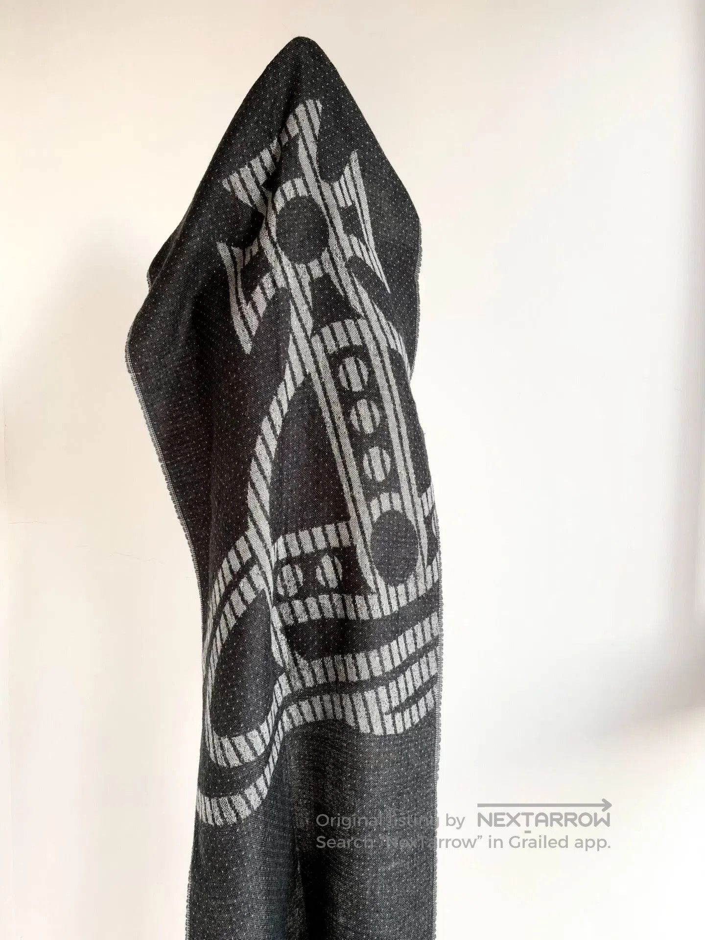 Vivienne Westwood Vivienne Westwood Black Gray Polka Dot Scarf. Size ONE SIZE - 7 Thumbnail