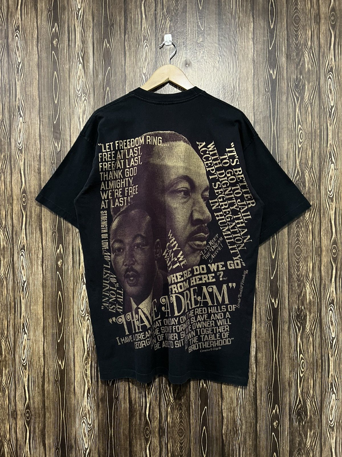 Vintage Vintage 90s Martin Luther King ‘Freedom’ Tshirt Size US L / EU 52-54 / 3 - 7 Thumbnail
