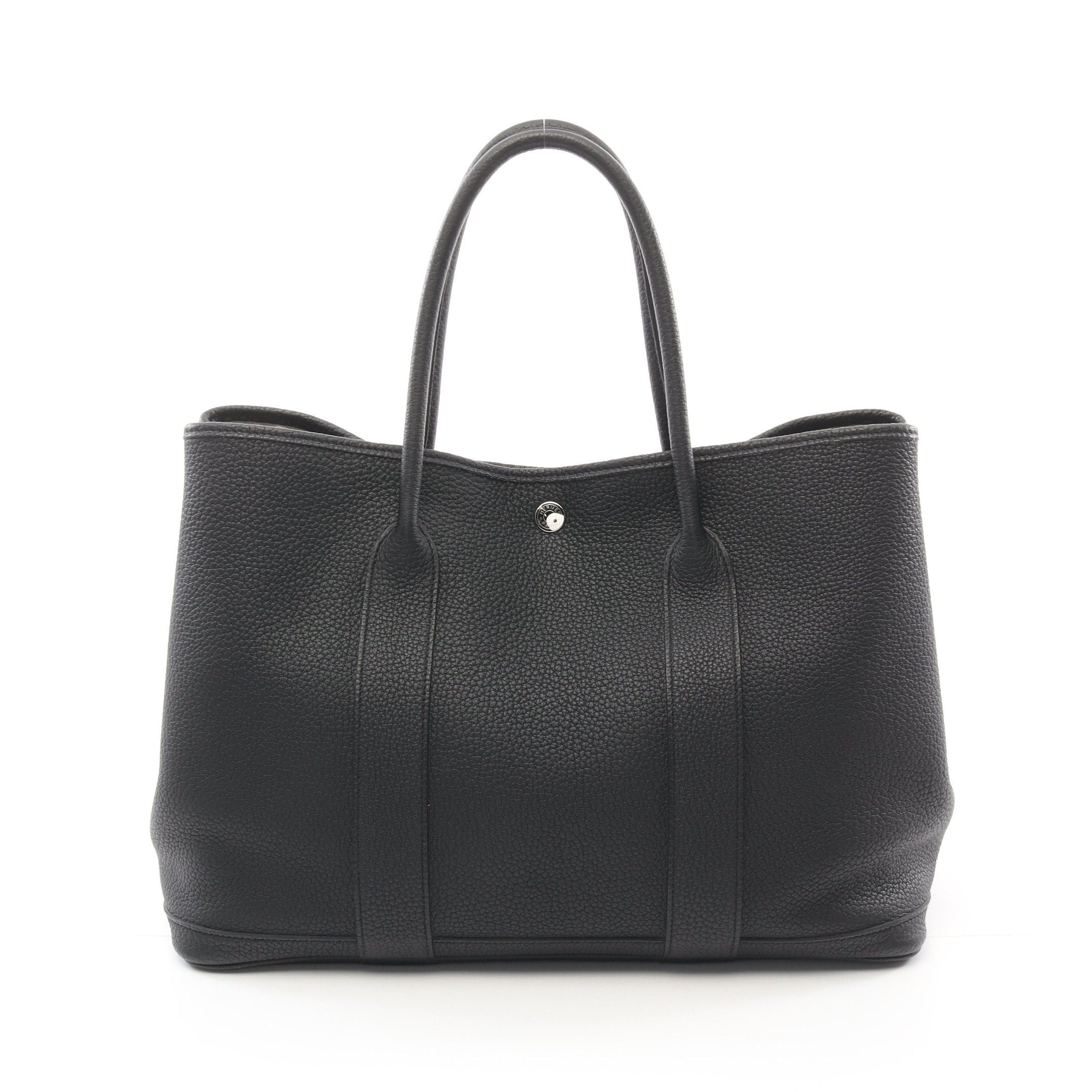 Hermes Hermes Garden Party Pm Handbag Tote Bag Negonda Leather Black Silver Hardware A Stamp Size ONE SIZE - 1 Thumbnail