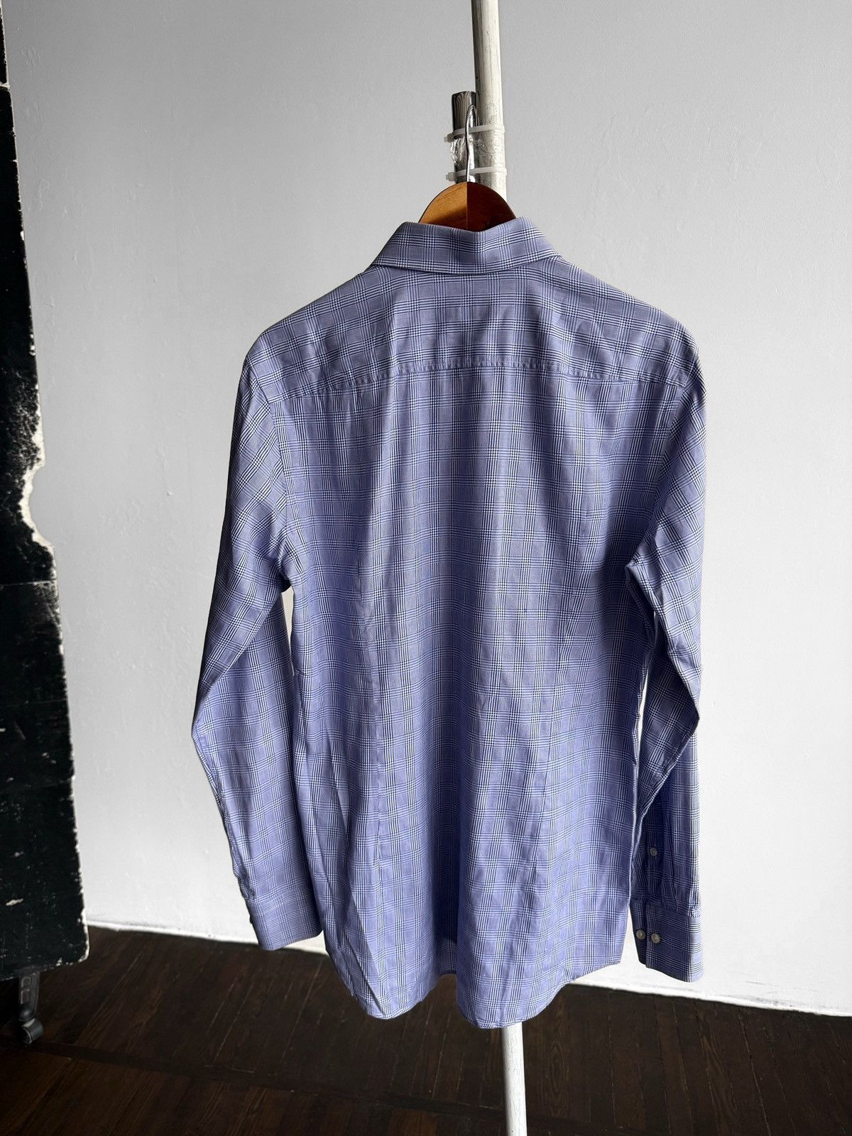 Hugo Boss Boss Hugo Boss Mens Blue Slim Fit Long Sleeve Dress Shirt Size US M / EU 48-50 / 2 - 2 Thumbnail