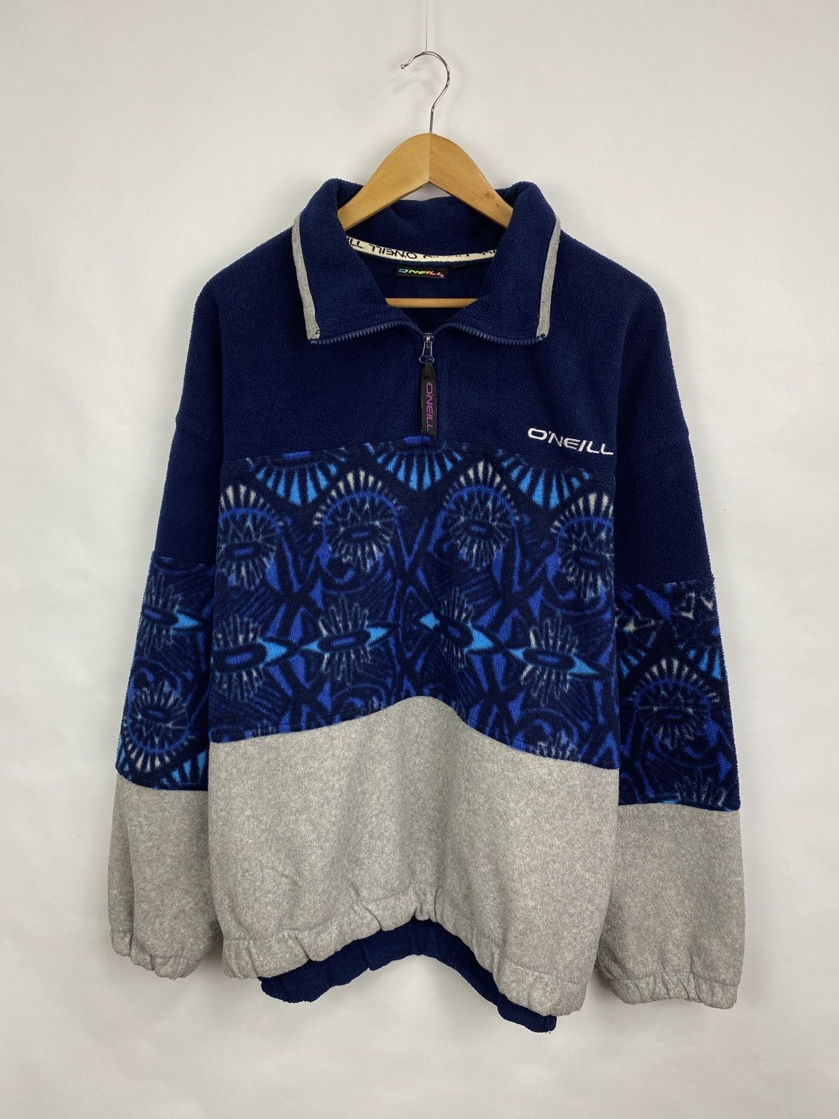 O'Neill 🇺🇸 Vintage 90s O’Neill Fleece 1/4 Zip Rare Retro Australia Size US XL / EU 56 / 4 - 3 Thumbnail
