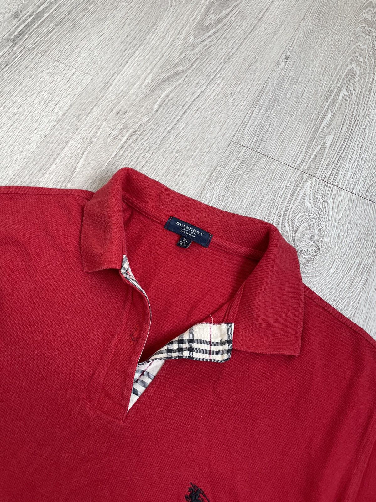 Burberry Y2K Burberry Vintage polo Size US XL / EU 56 / 4 - 2 Thumbnail