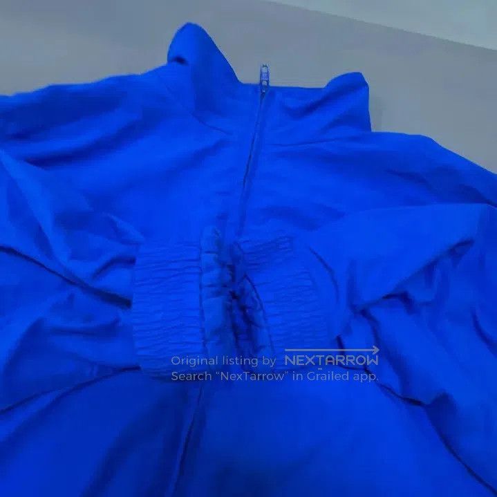 Balenciaga Balenciaga Blue Logo Embroidered Long Sleeve Jacket. Size US M / EU 48-50 / 2 - 6 Thumbnail