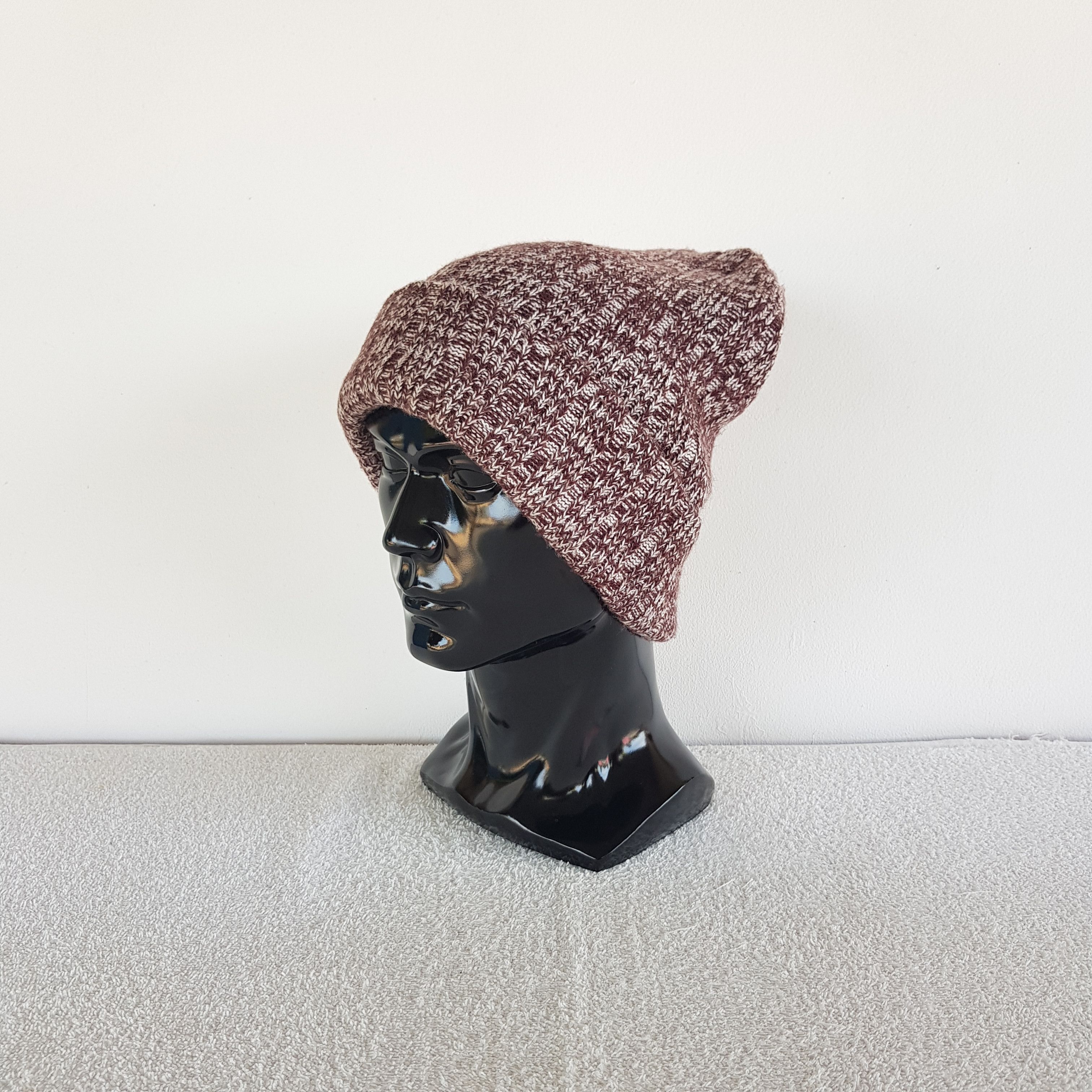 Japanese Brand Vintage Unknown Japanese Beanie Knit Crochet Snow Caps Hats Size ONE SIZE - 1 Thumbnail