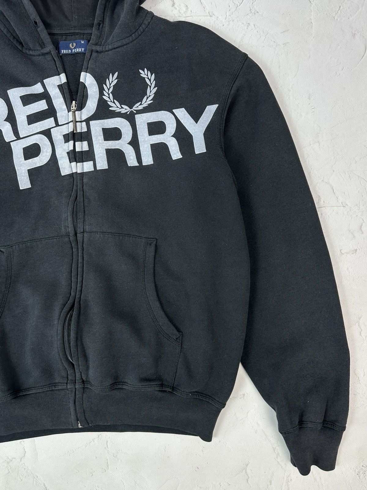 Fred Perry Vintage Fred Perry Full Zip Logo Hoodie Size US M / EU 48-50 / 2 - 5 Thumbnail
