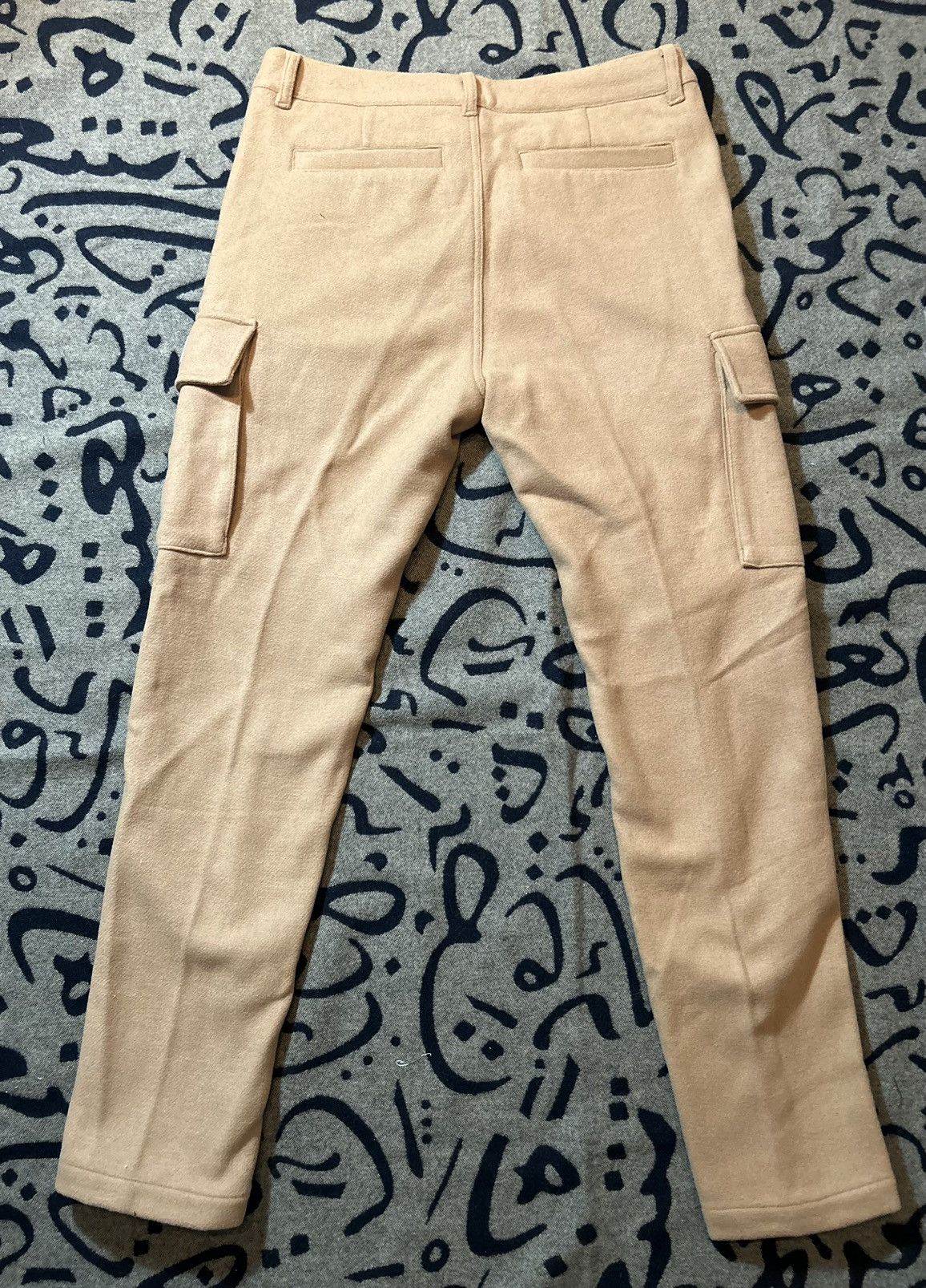 Drake × October's Very Own Octobers Very Own Wool Khaki Cargo Pants Size US 34 / EU 50 - 3 Thumbnail