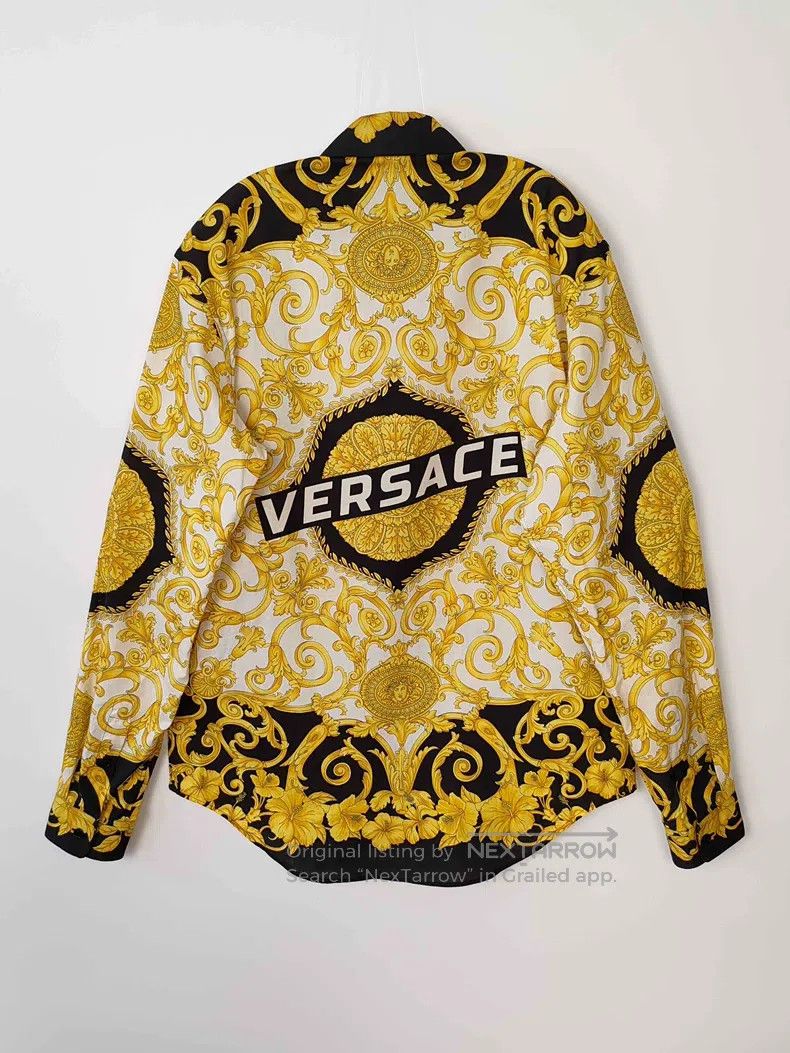 Versace Versace Baroque logo shirt Size US XS / EU 42 / 0 - 2 Thumbnail