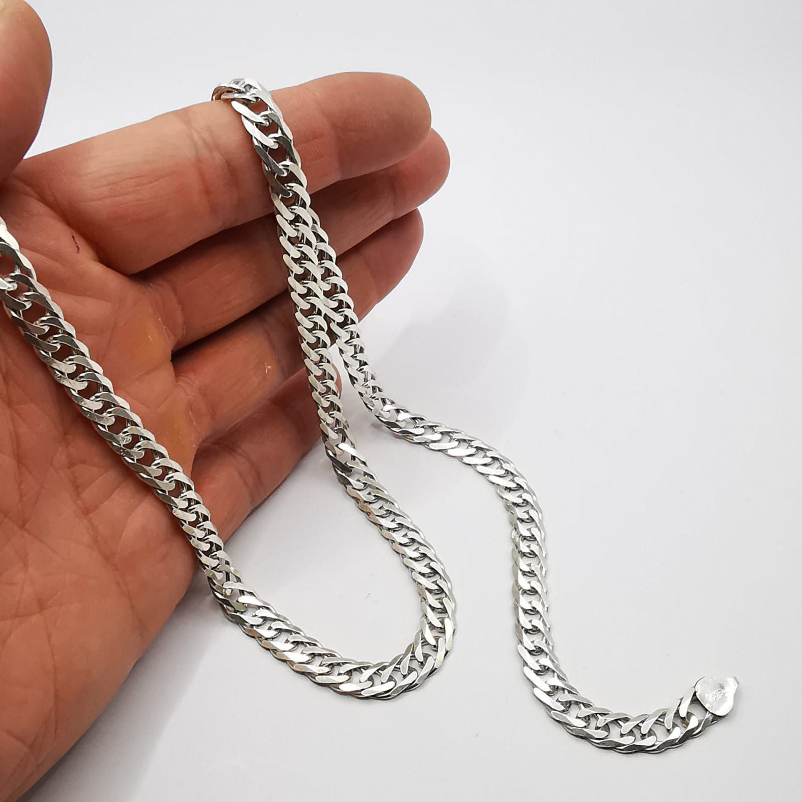 Sterling Silver Vintage Jewelry Chain, 925 Sterling Silver 34,93g Size ONE SIZE - 5 Thumbnail