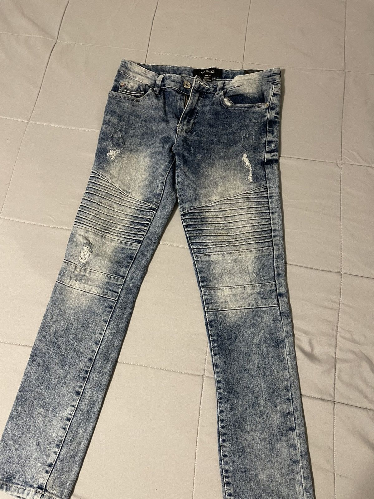Vintage Ripped Skinny Jeans Size US 30 / EU 46 - 1 Thumbnail