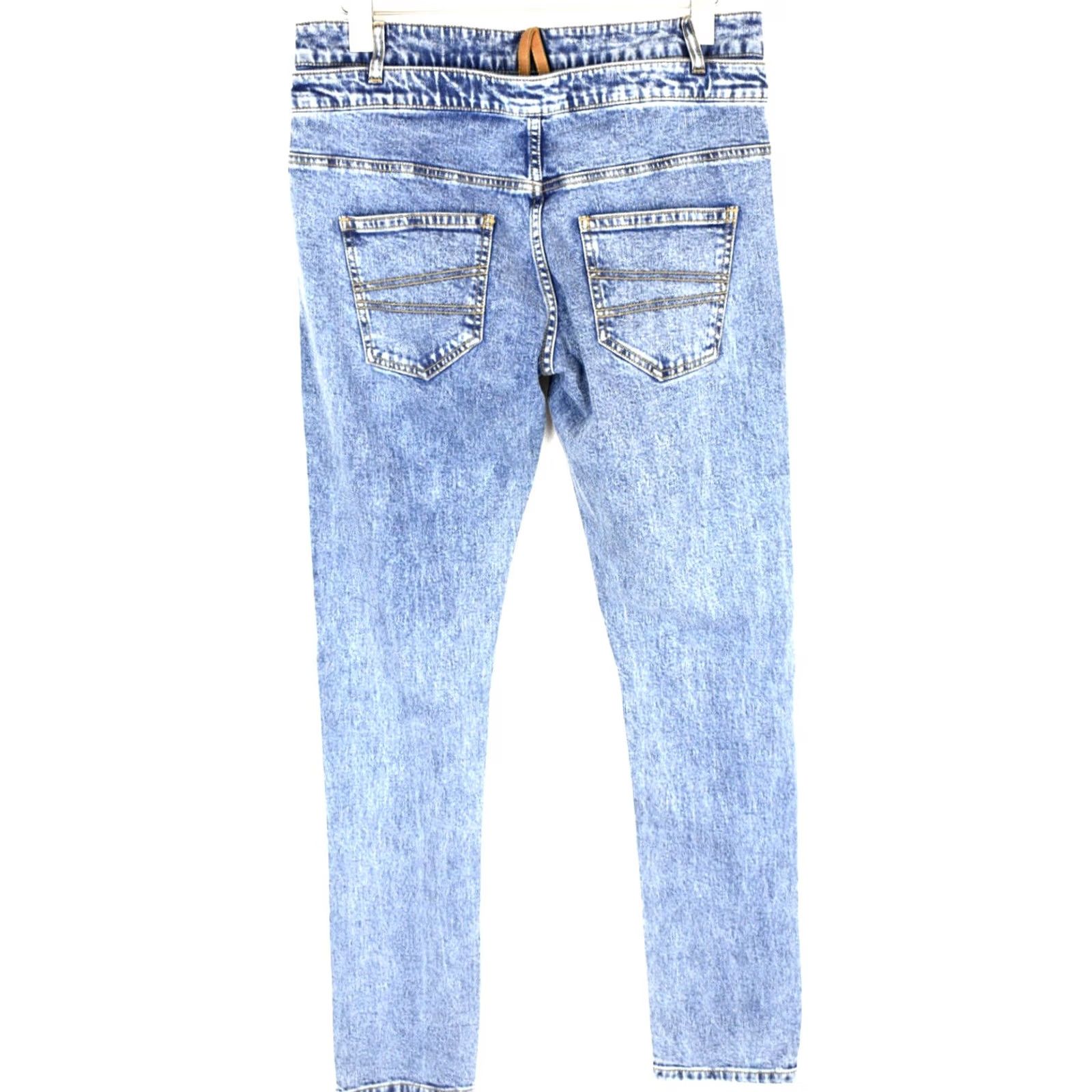 Desigual DESIGUAL Jeans Men W32 Faded Slim Fit Zip Fly Blue Size US 32 / EU 48 - 2 Thumbnail