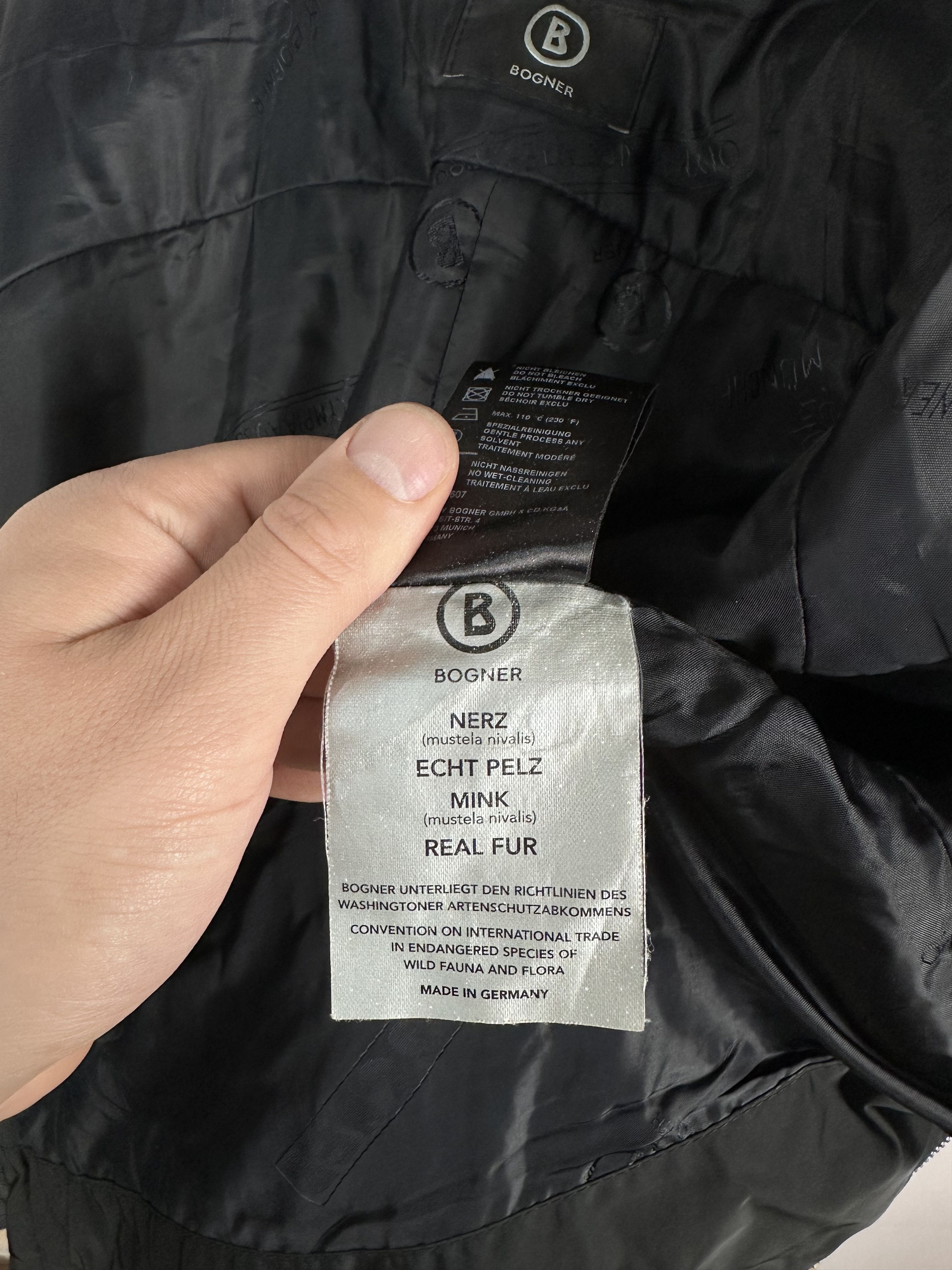 Bogner Bogner Womens Winter Jacket Coat Fur Black Jese L Size L / US 10 / IT 46 - 13 Thumbnail