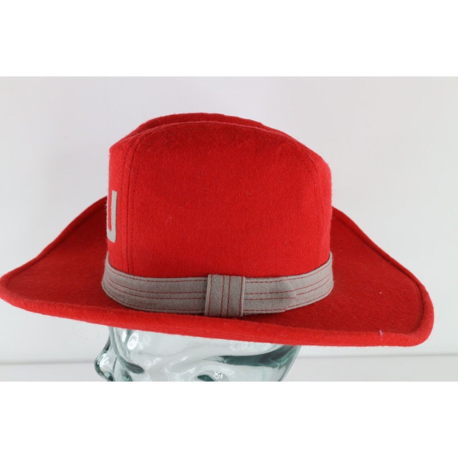 Vintage Vintage 70s Streetwear Wool Ohio State University Cowboy Hat Size ONE SIZE - 3 Thumbnail
