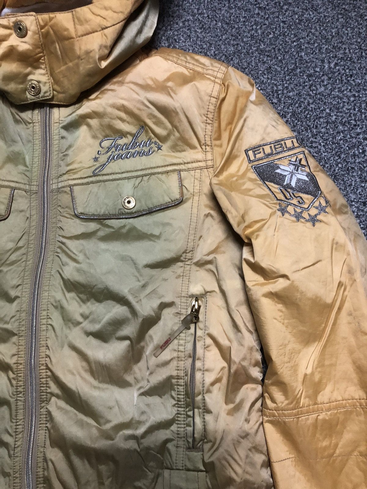 If Six Was Nine Vintage 90s Sunfaded Fubu The Collection Fur Ski Jacket Size M / US 6-8 / IT 42-44 - 7 Thumbnail