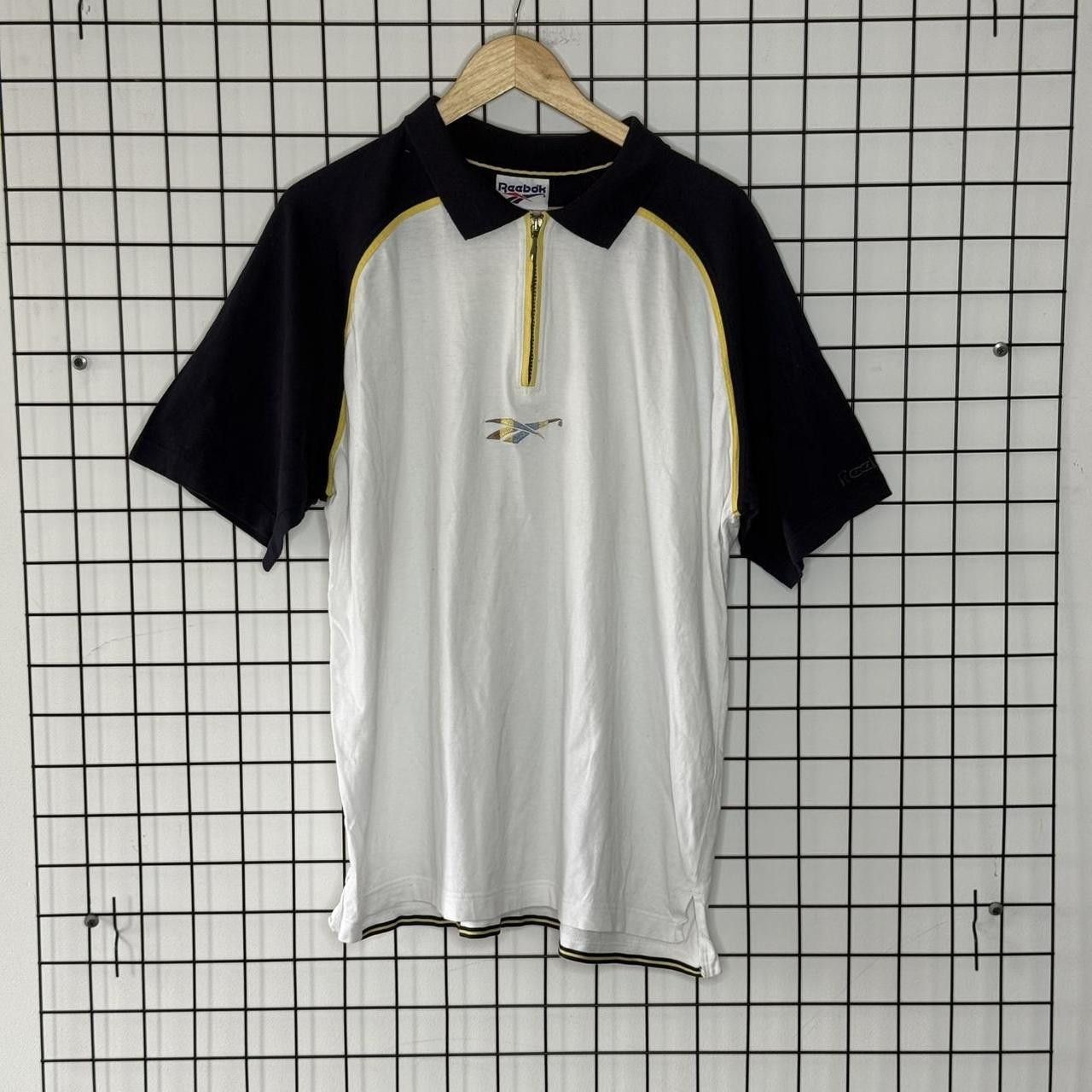 Reebok Reebok Polo Shirt Quarter Zip Printed Size US L / EU 52-54 / 3 - 1 Thumbnail