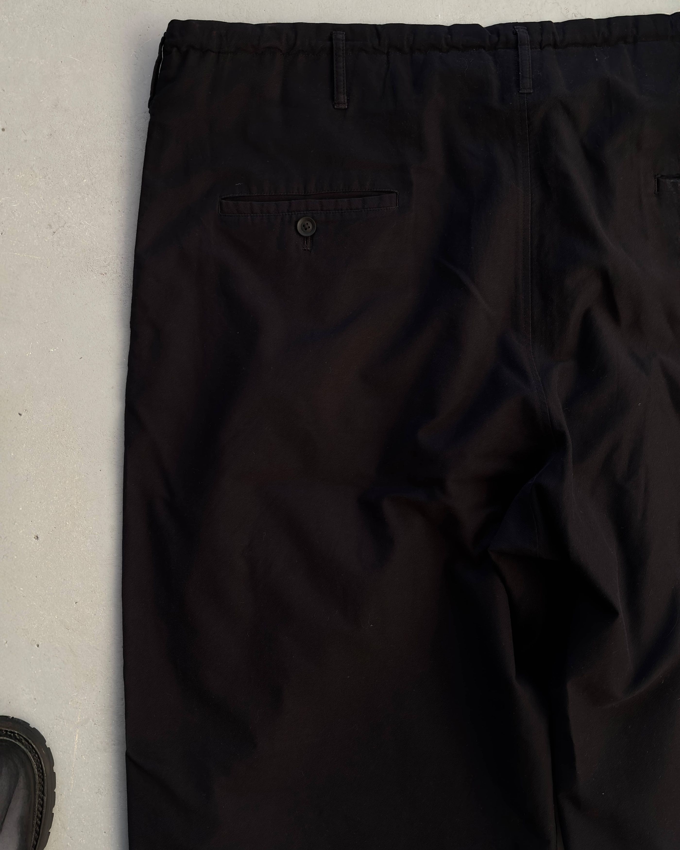 Yohji Yamamoto Yohji Yamamoto Drawstring Pants Navy Size US 34 / EU 50 - 9 Thumbnail