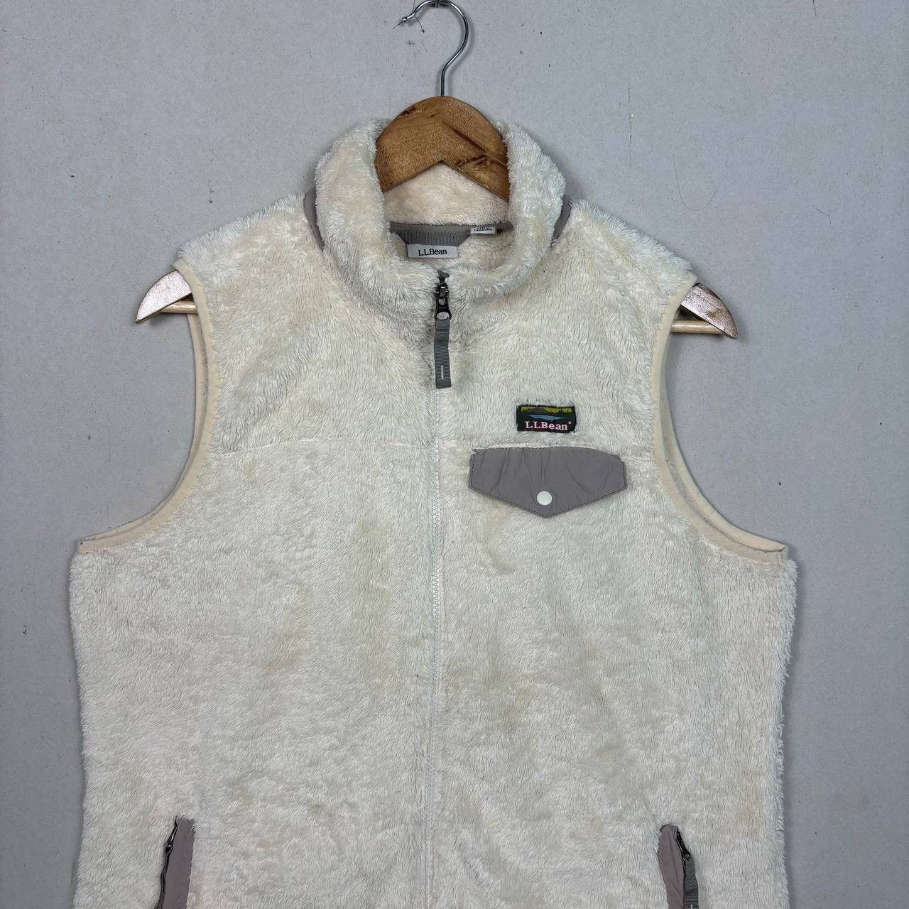 L.L. Bean Vintage LL Bean Fleece Vest Zipper Size US L / EU 52-54 / 3 - 3 Thumbnail