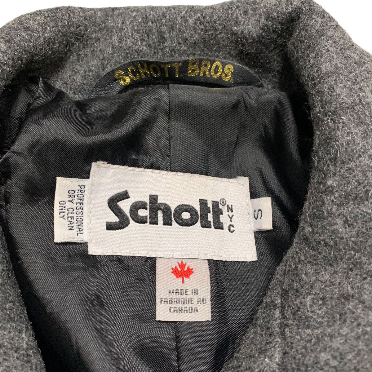 Schott Schott Double Breast Coat Size US S / EU 44-46 / 1 - 5 Thumbnail