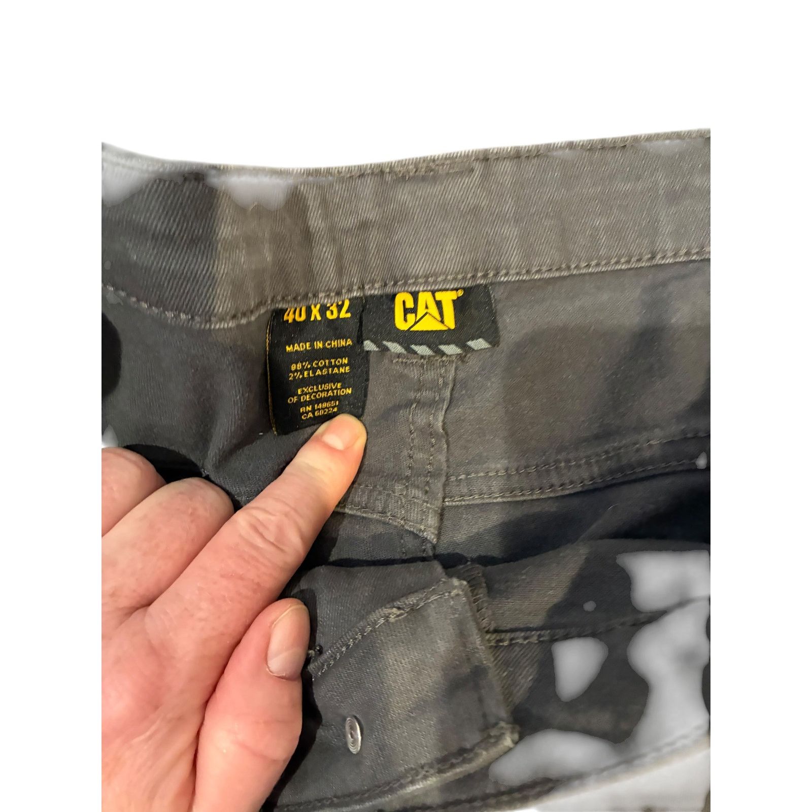 Caterpillar CAT Rugade Denim Pants Size US 32 / EU 48 - 2 Thumbnail