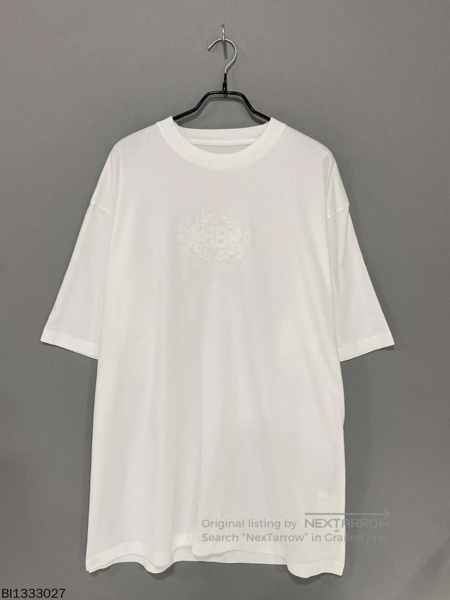 Balenciaga balenciaga short sleeve logo embroidered t-shirt. Size US S / EU 44-46 / 1 - 1 Thumbnail