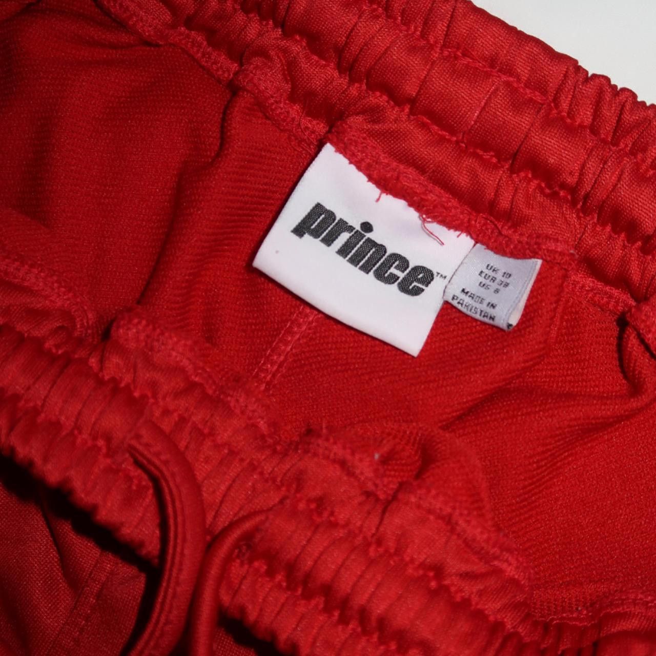 Boohoo red with white stripes basketball pants Size 28" / US 6 / IT 42 - 4 Thumbnail