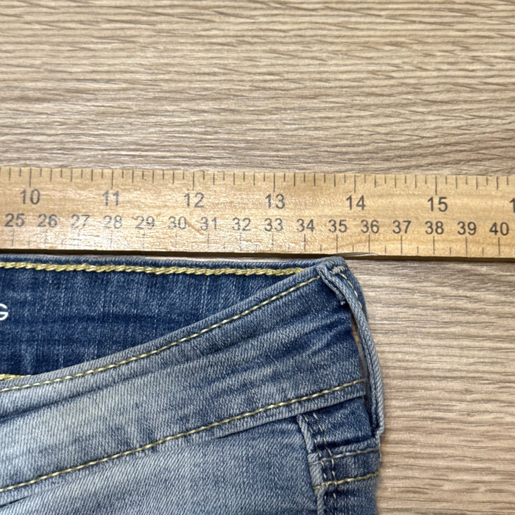 Denizen VINTAGE Levi's Denizen Women's Jeans Jegging Stretch Low Rise 5 Juniors Blue Size 27" / US 4 / IT 40 - 5 Thumbnail