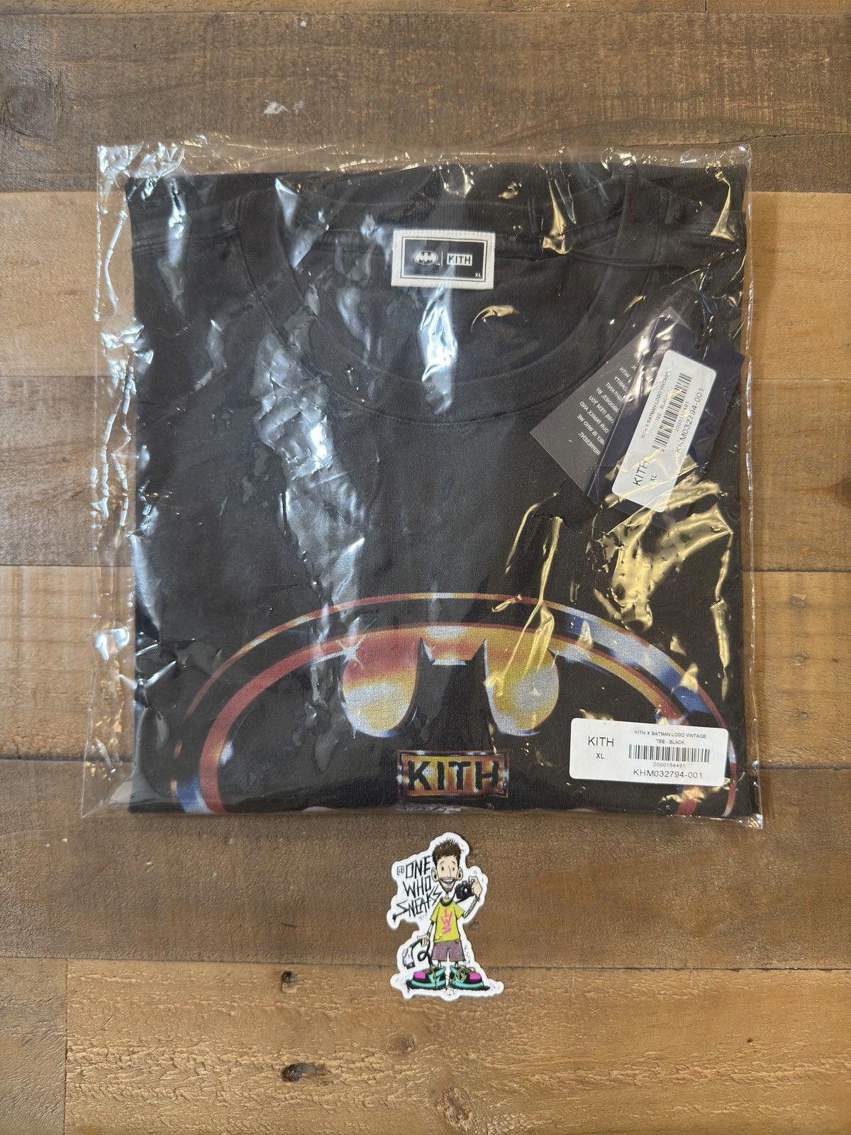 Kith x Batman Logo Vintage Tee