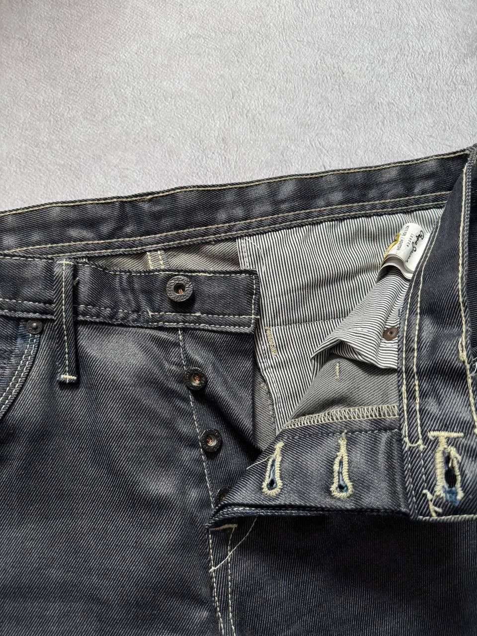 Pepe Jeans Pepe Jeans Waxed Denim Pants Size US 33 - 6 Thumbnail