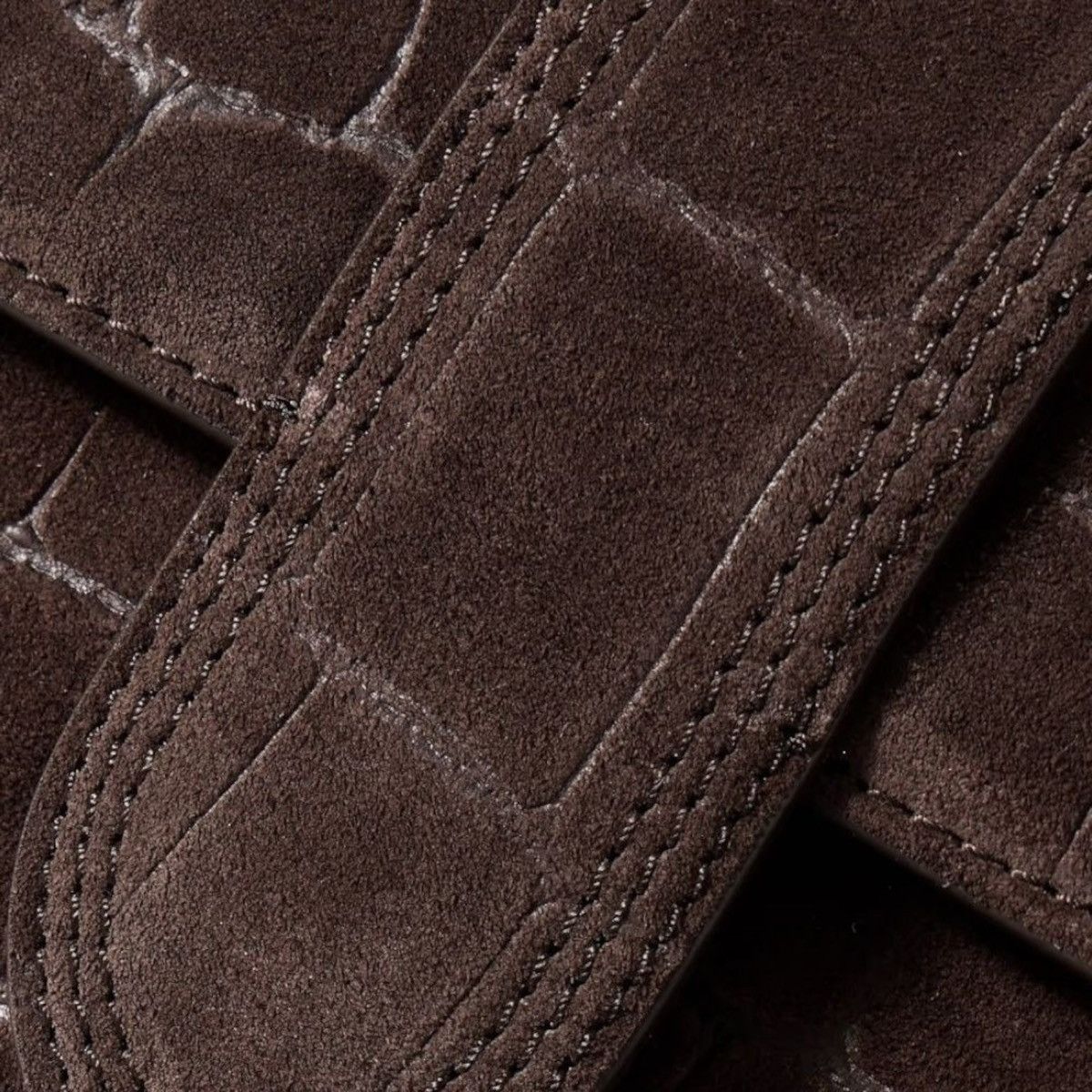 Jacquemus Jacquemus Le Grand Bambino Brown Croco Suede Size ONE SIZE - 3 Thumbnail