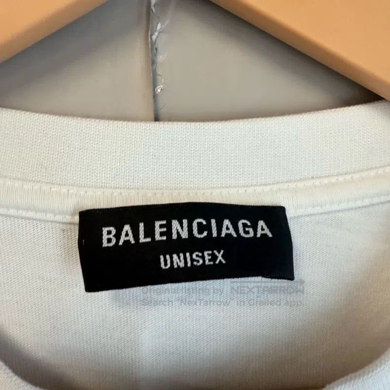 Balenciaga Balenciaga Cursive Classic Short Sleeve Versatile Size US S / EU 44-46 / 1 - 6 Thumbnail