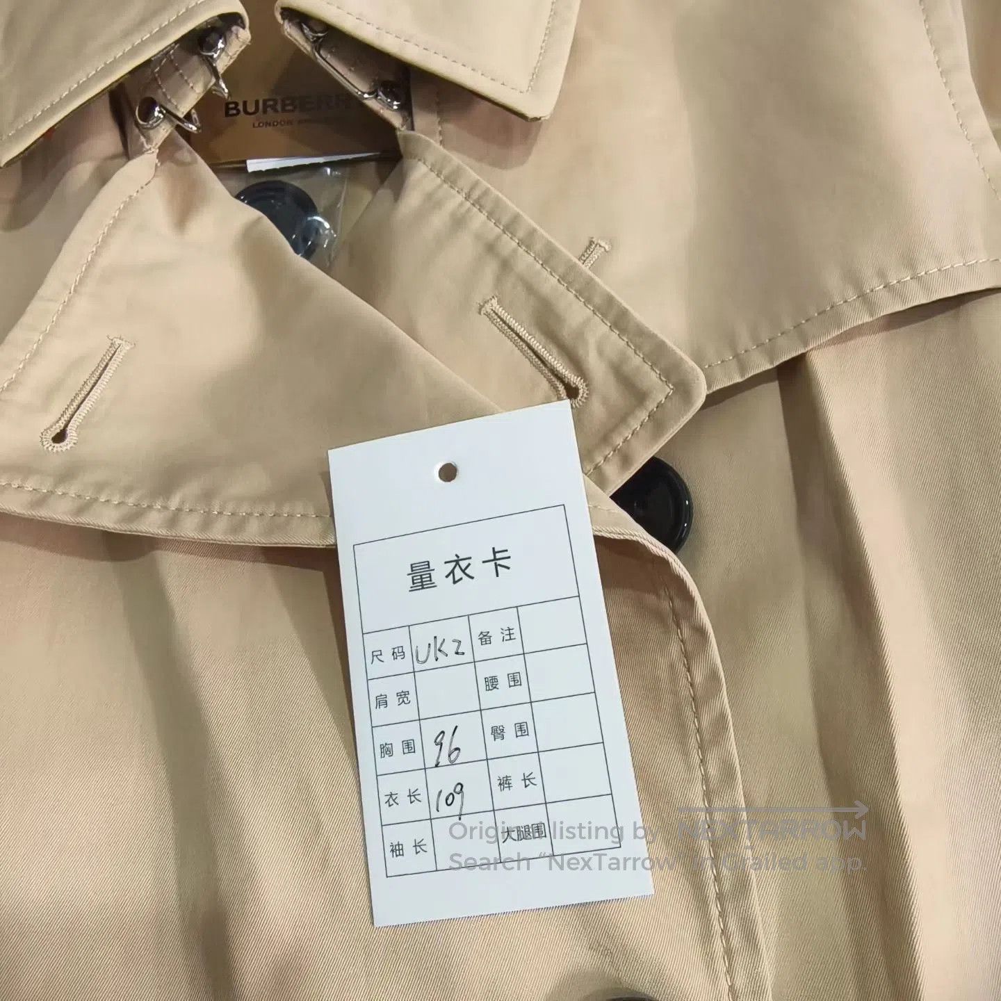 Burberry Burberry Solid Color Double Breasted Mid-Length Trench Coa Size XXL / US 16-18 / IT 52-54 - 3 Thumbnail