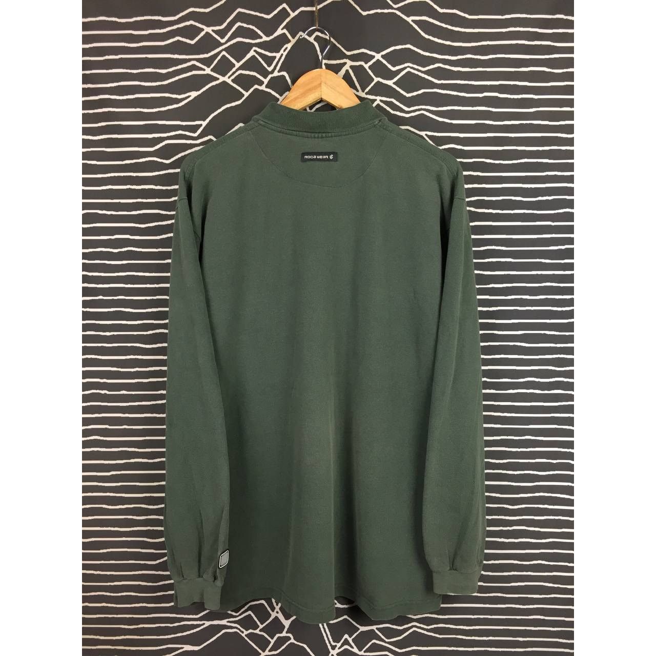 Rap Tees × Rocawear Rocawear Stripe Panel 90s Hip Hop Classic Longsleeve PoloTee Size US XL / EU 56 / 4 - 7 Thumbnail
