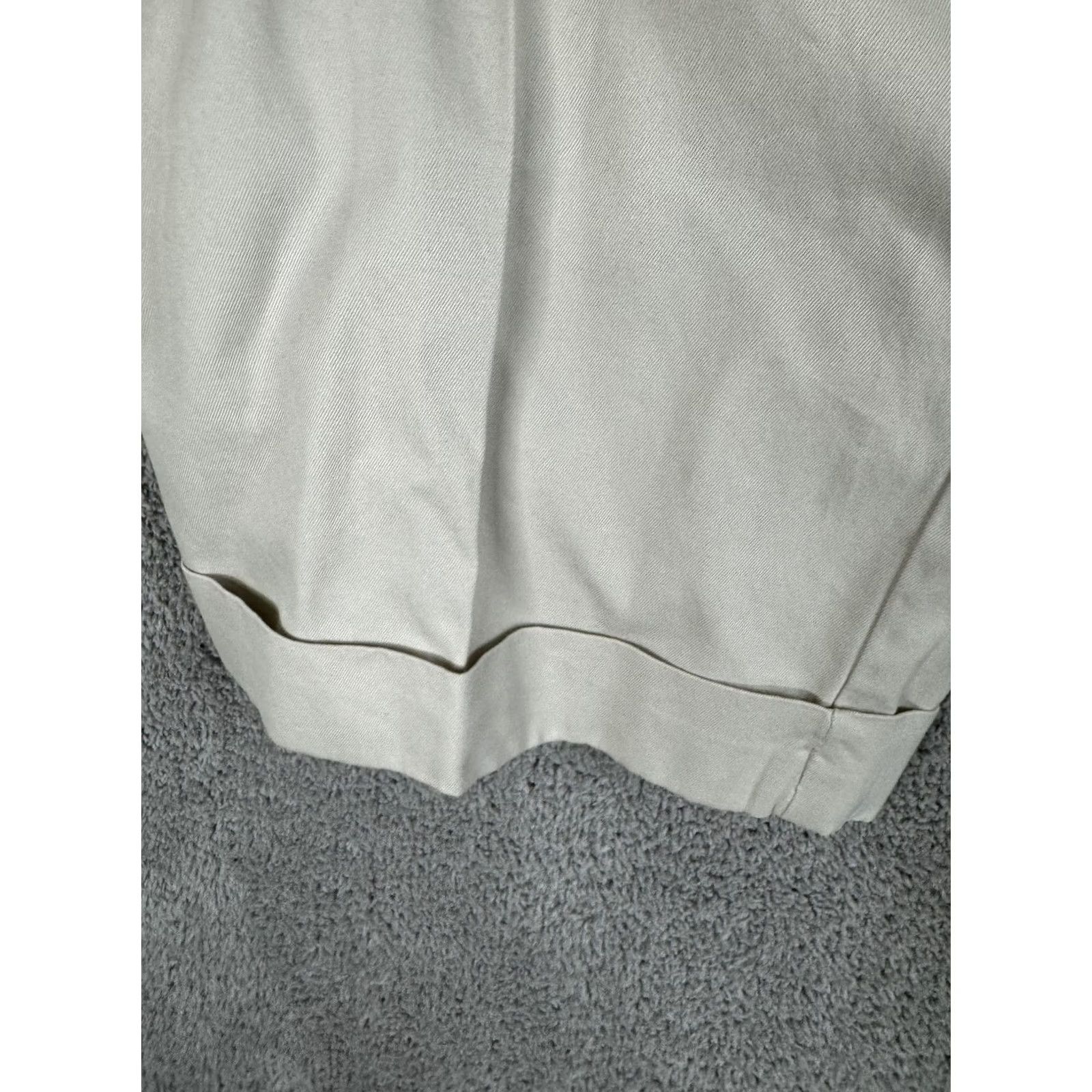 Polo Ralph Lauren Polo Ralph Lauren Pants Mens 40x32 Beige Hammond Pleated Cuffed Chino Size US L / EU 52-54 / 3 - 5 Thumbnail