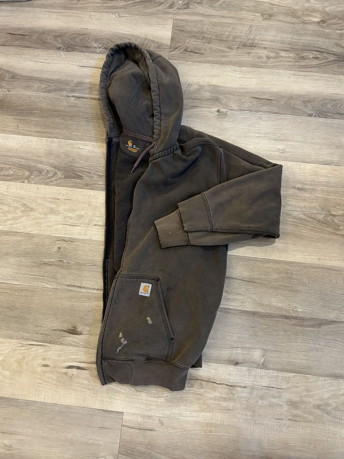 Carhartt Carhartt Zip-Up Hoodie Size US XL / EU 56 / 4 - 3 Thumbnail