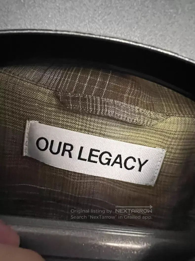 Our Legacy Our Legacy Plaid shirt with blurred plaid jacket Size US M / EU 48-50 / 2 - 5 Thumbnail