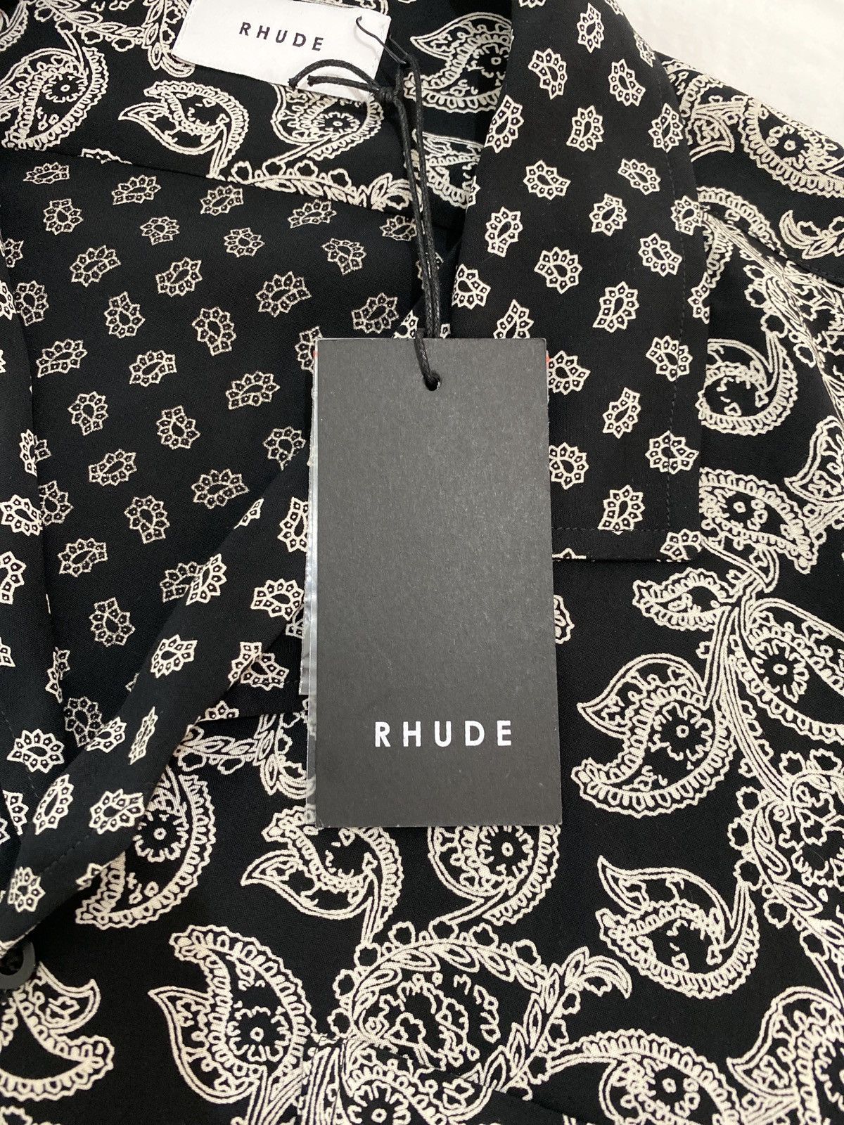 Rhude Rhude Paisley Bandana Short Sleeve Button Up Shirt Size US S / EU 44-46 / 1 - 6 Thumbnail
