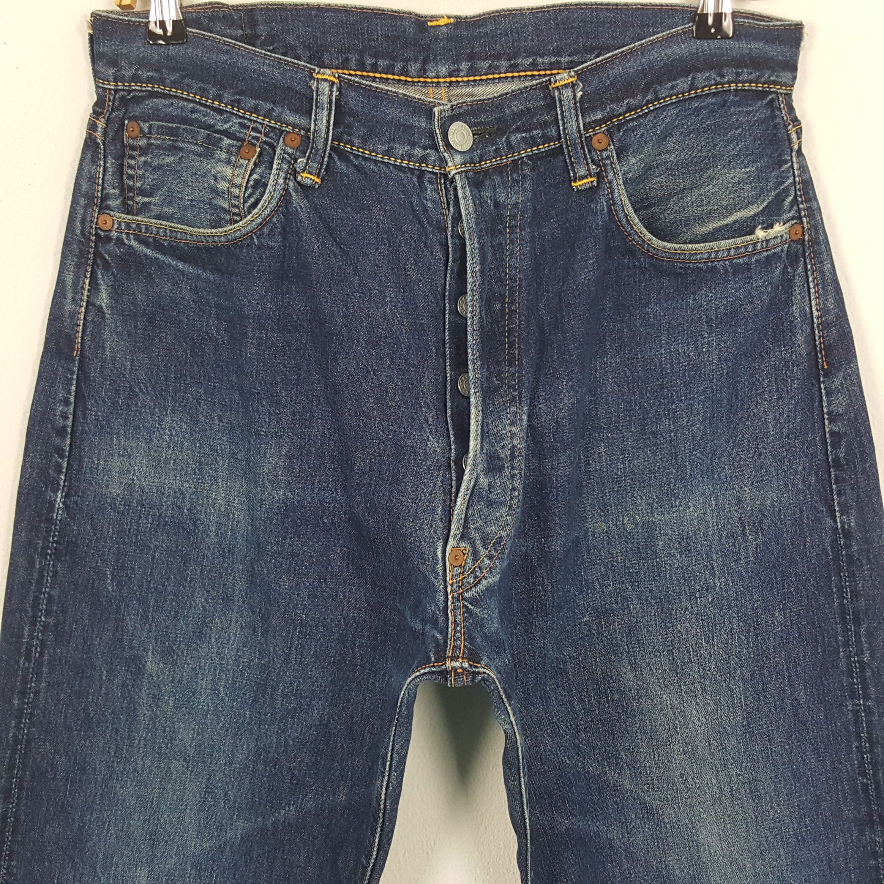 Evisu Vintage Evisu Japanese Brand Daicock Custom Art Denim Jeans Size US 31 - 5 Thumbnail