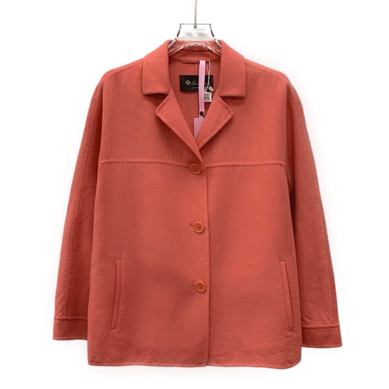 Loro Piana Loro Piana Pink Wool Collared Jacket- Size US M / EU 48-50 / 2 - 1 Thumbnail