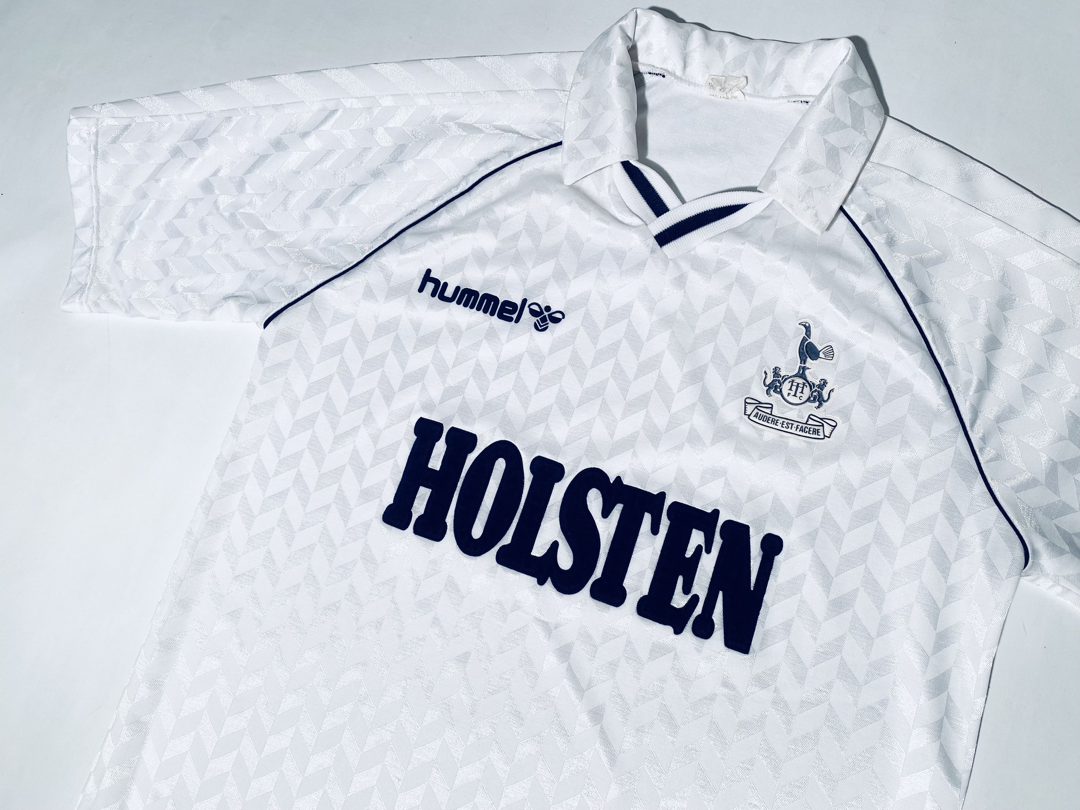 Hummel Tottenham Hotspur Home Football Shirt 1987 - 1989 Spurs Size US M / EU 48-50 / 2 - 5 Thumbnail