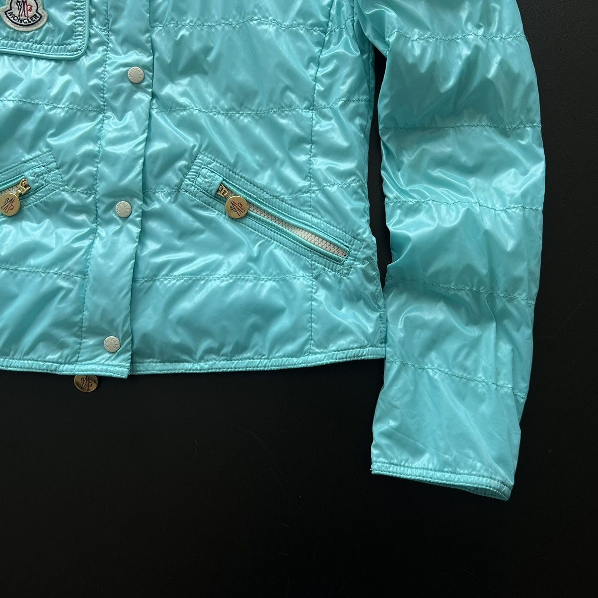 Moncler Luxury Moncler Women’s Polyamide Blue Light Jacket Size XS Size XS / US 0-2 / IT 36-38 - 12 Thumbnail