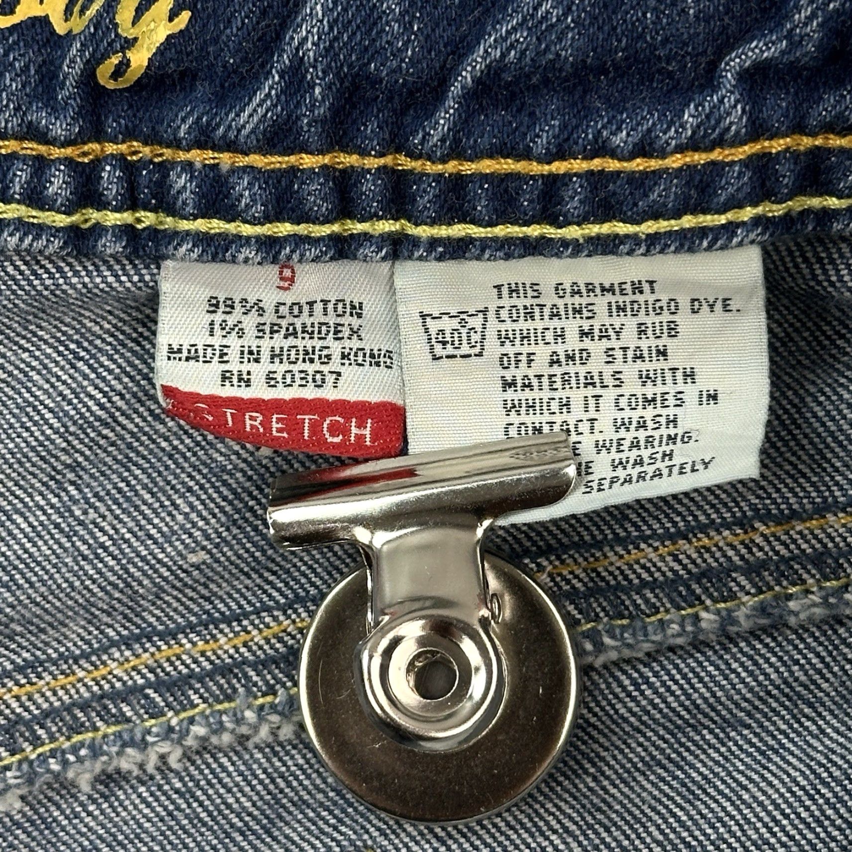 Vintage Vintage Union Bay Jeans Women's 9 32x33 Low Rise Flare Stretch Embroidered Y2K Jeans Size 30" / US 8 / IT 44 - 7 Thumbnail