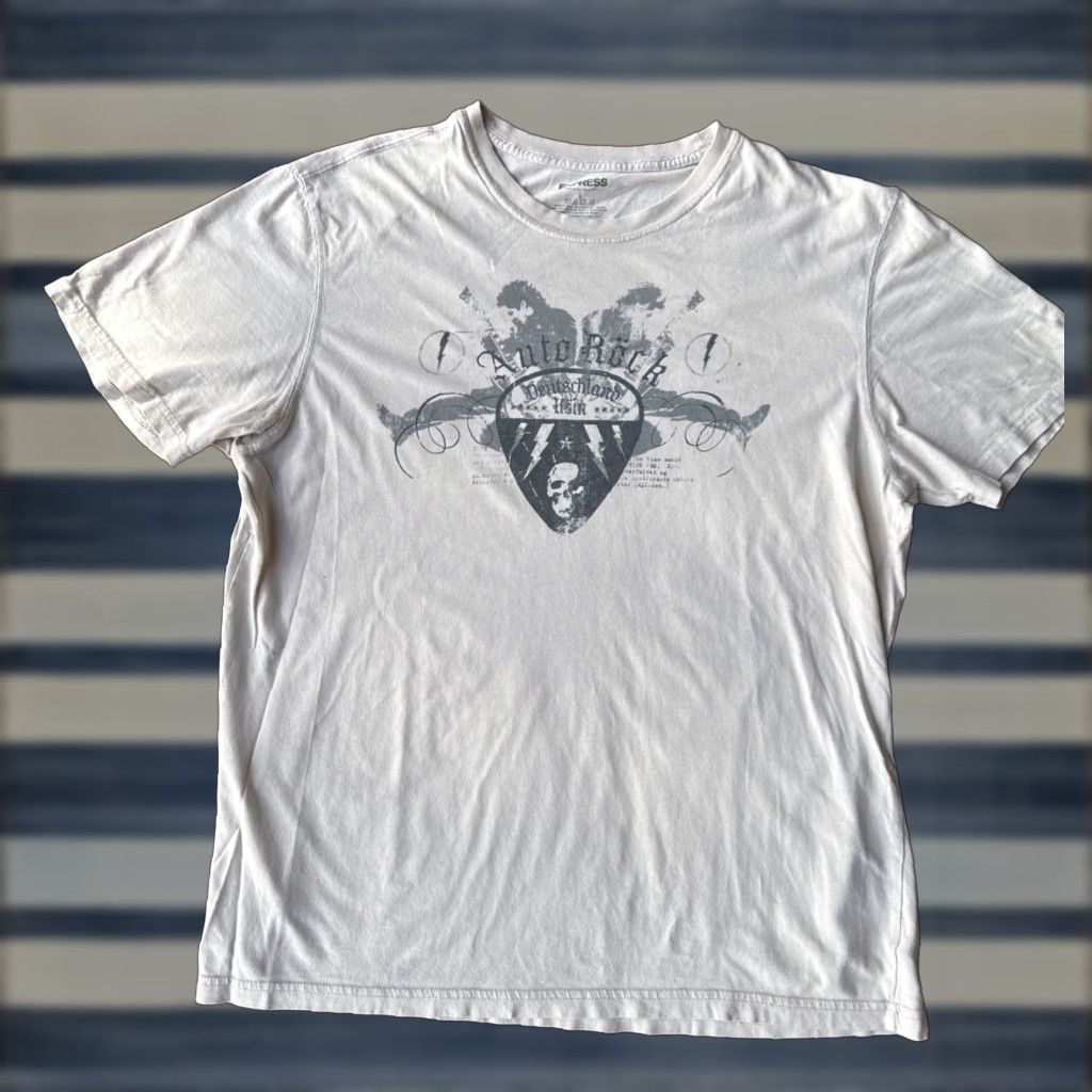 Express VINTAGE Express T-Shirt Men Grunge Skull Cyber Y2K Large NS Size US L / EU 52-54 / 3 - 1 Thumbnail