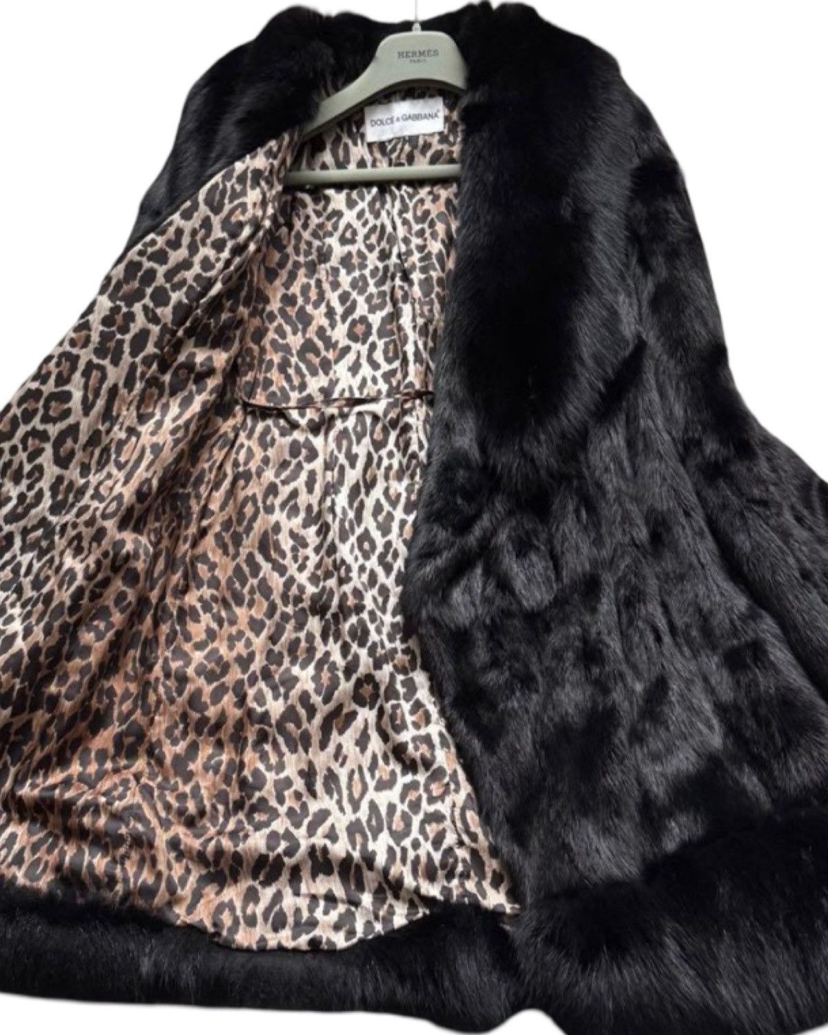 Dolce & Gabbana Dolce & Gabbana Fur Coat Leopard Lining Size US S / EU 44-46 / 1 - 2 Thumbnail