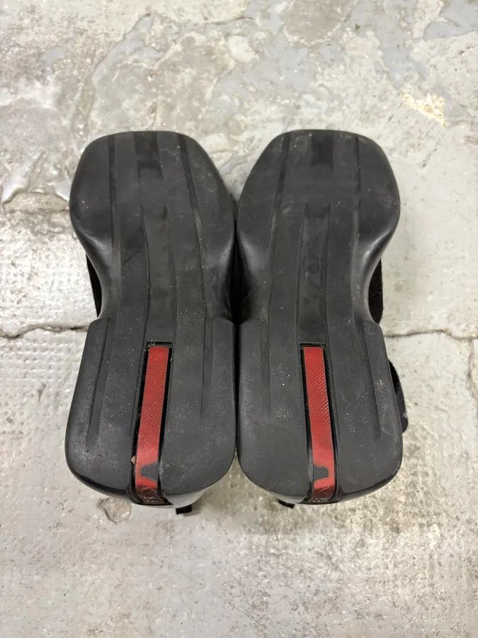 Prada FW1999 Prada Black Hybrid High Leather Strap Shoes Size US 5 / IT 35 - 7 Thumbnail