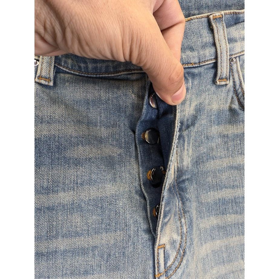 Amiri o1rshd1 MX1 Plaid Jeans in Clay Indigo Size US 36 / EU 52 - 6 Thumbnail