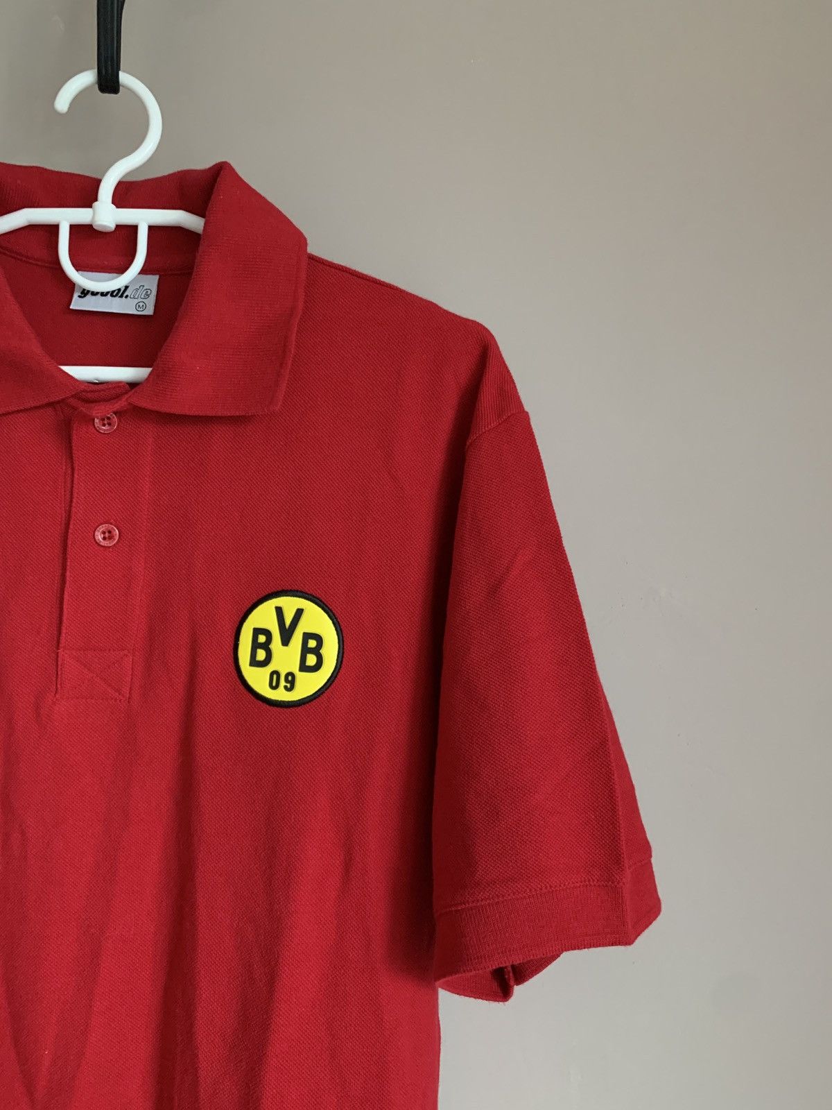 Vintage Borussia Dortmund Football Polo Shirt Retro Soccer Jersey M Size US M / EU 48-50 / 2 - 4 Thumbnail